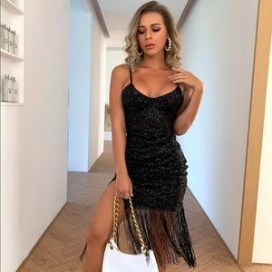 Black Flapper Dress